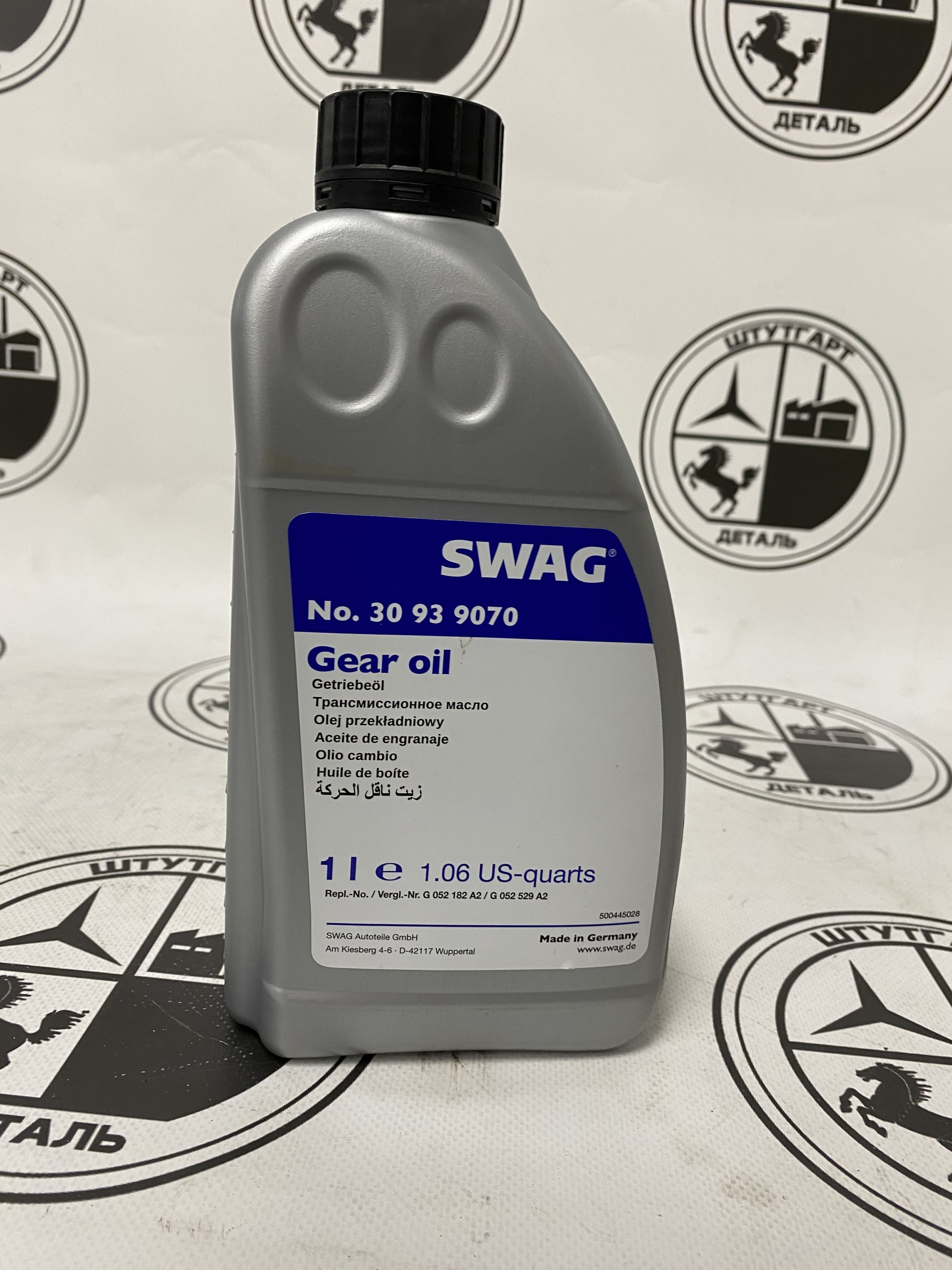 Масло трансмиссионное SWAG ATF DCTF-1 желтое 1 л 30939070